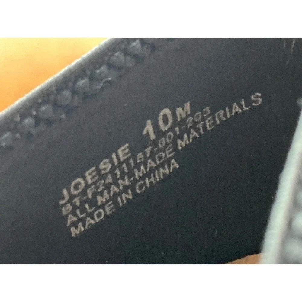 Baretraps Joesie Mary Jane Flats Womens 10 Black Comfort Strap Z0840